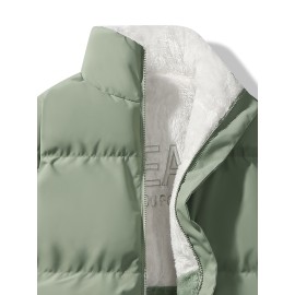 Reversible Chic Plus Size Women's Jacket - Casual Long Sleeve, Zip-Up Outerwear with Pockets for Fall & Winter Reversible Chic Plus Size Women's Jacket - Casual Long Sleeve, Zip-Up Outerwear with Pockets for Fall & Winter