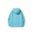 Chic Plus Size Women's Hooded Jacket - Color Block, Zip-Up Outdoor Coat With Drawstring & Pockets For Fall/Winter
