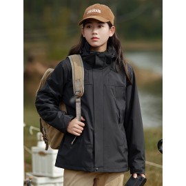 Women's 3-in-1 Winter Outdoor Jacket Set - Waterproof, Windproof & Warm with Detachable Fleece Liner, Hooded for Hiking & Travel Women's 3-in-1 Winter Outdoor Jacket Set - Waterproof, Windproof & Warm with Detachable Fleece Liner, Hooded for Hiking & Travel