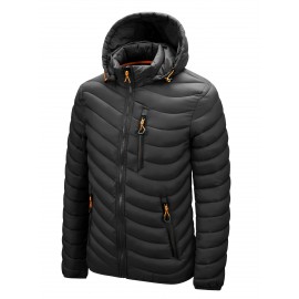 Women's Slim-Fit Waterproof Hooded Jacket - Casual & Stylish, Long Sleeve, Machine Washable for Fall/Winter Women's Slim-Fit Waterproof Hooded Jacket - Casual & Stylish, Long Sleeve, Machine Washable for Fall/Winter