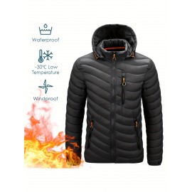 Women's Slim-Fit Waterproof Hooded Jacket - Casual & Stylish, Long Sleeve, Machine Washable for Fall/Winter Women's Slim-Fit Waterproof Hooded Jacket - Casual & Stylish, Long Sleeve, Machine Washable for Fall/Winter